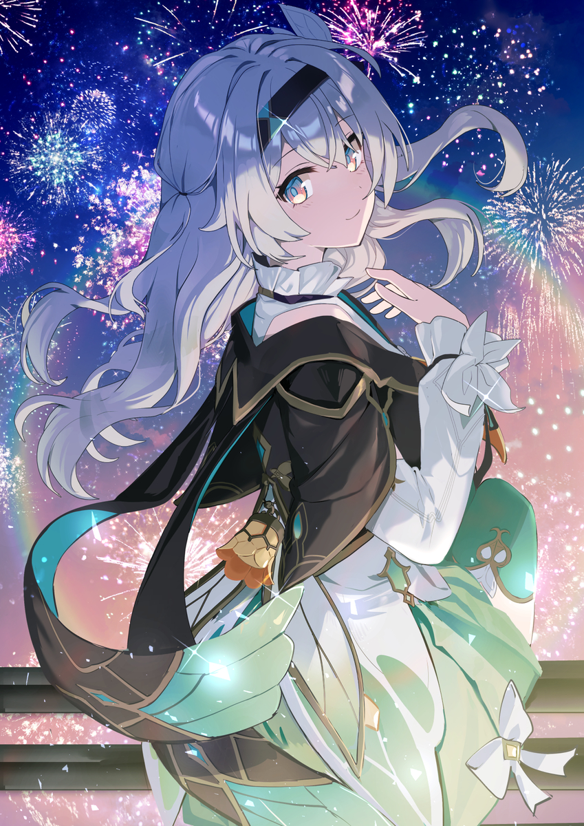 This is a pixiv picture whose title is ホタル.