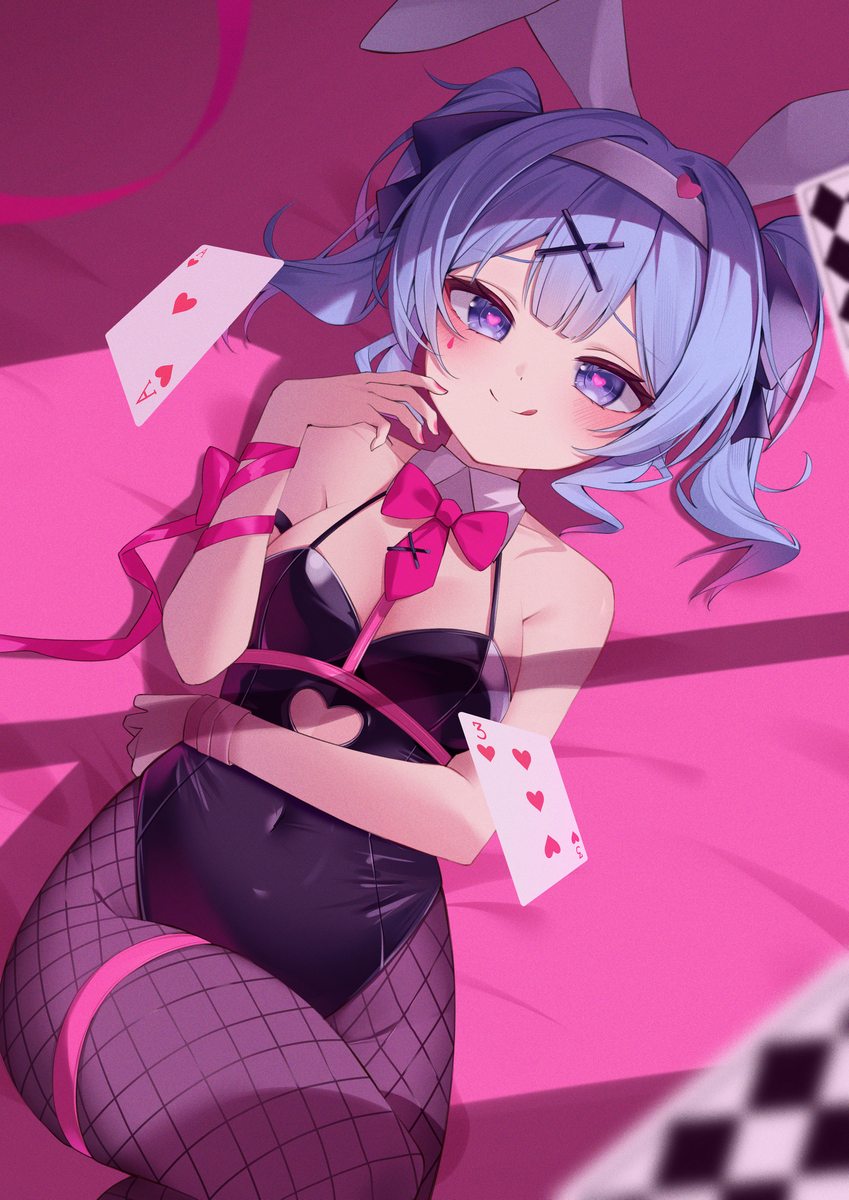 This is a pixiv picture whose title is ラビットホール.