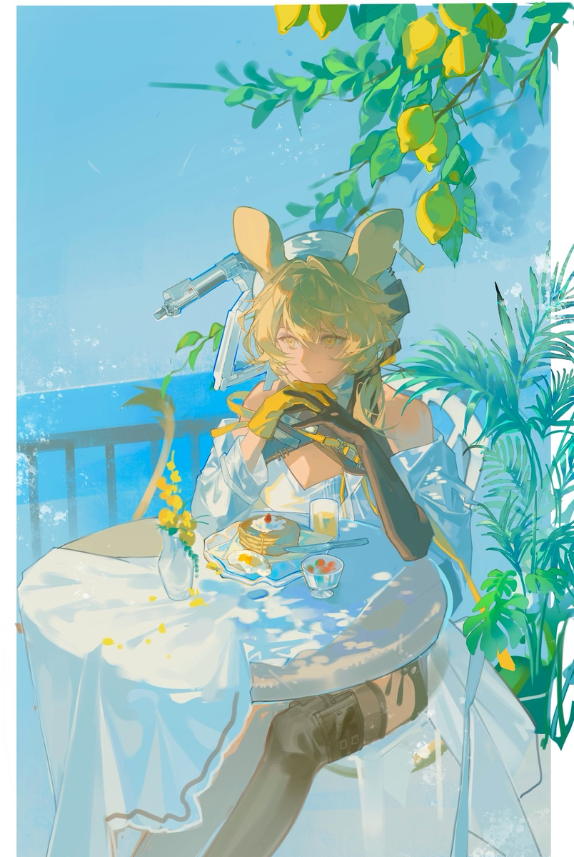 This is a pixiv picture whose title is 🐹🍋.