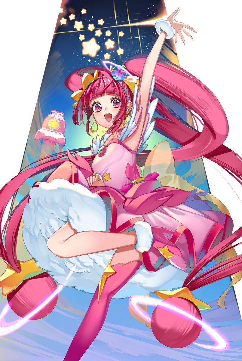 This is a pixiv picture whose title is キュアスター.