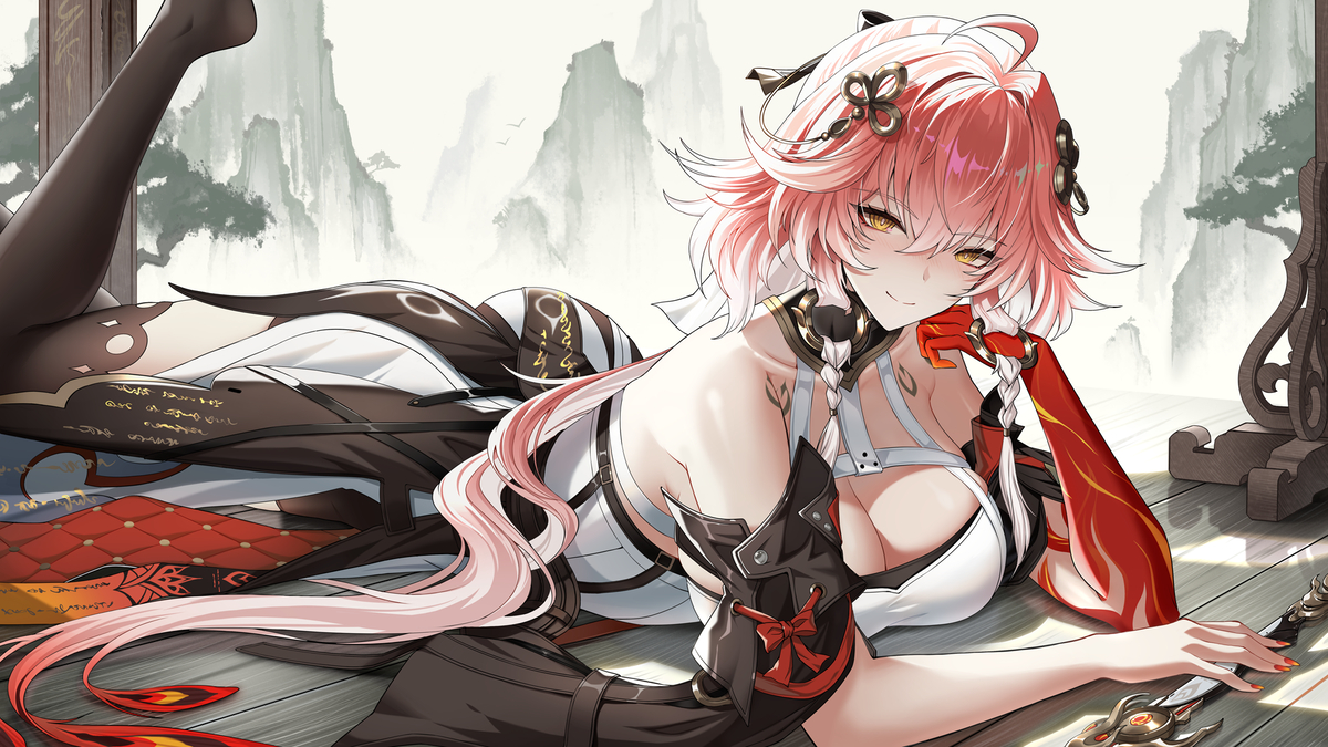 This is a pixiv picture whose title is 长离同人图.