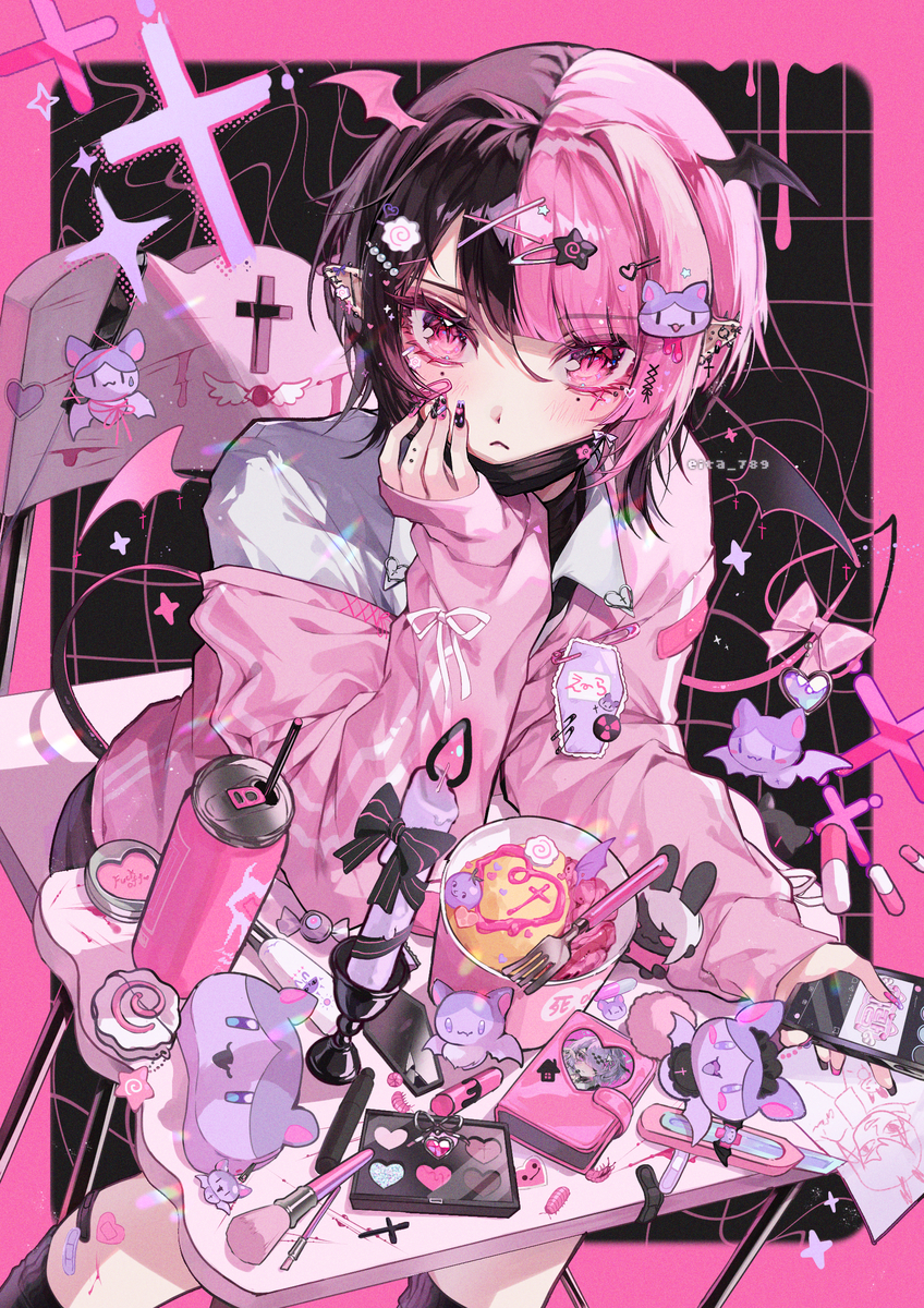 This is a pixiv picture whose title is 🍥꩜ .ᐟ.