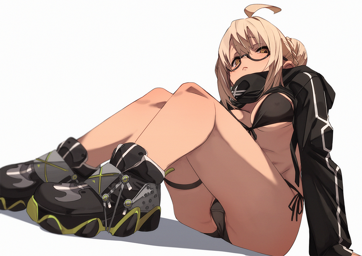 This is a pixiv picture whose title is 水着えっちゃん！！！！.