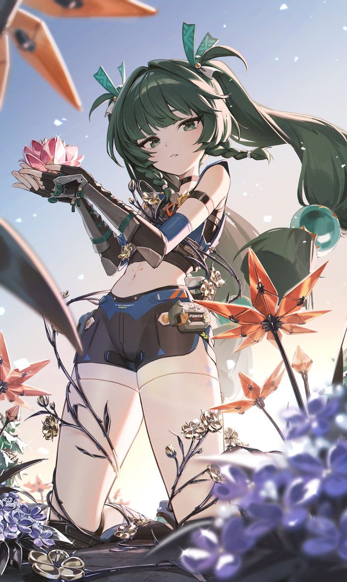 This is a pixiv picture whose title is 青衣.