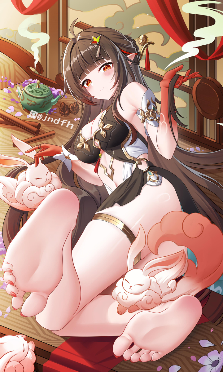 This is a pixiv picture whose title is 灵砂全年龄🍓🍓.