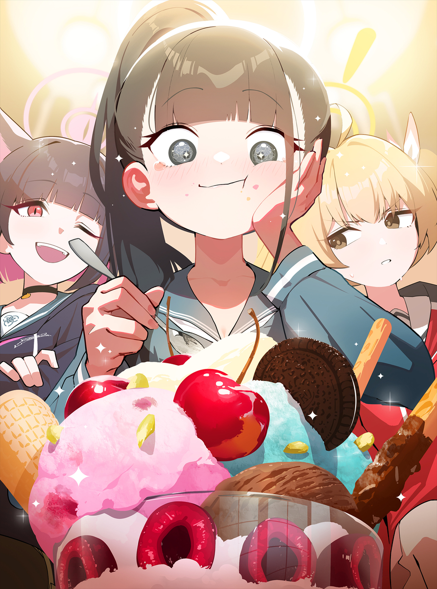 This is a pixiv picture whose title is おいしい.