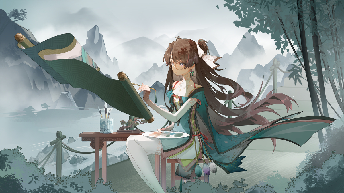 This is a pixiv picture whose title is 下笔万物生.