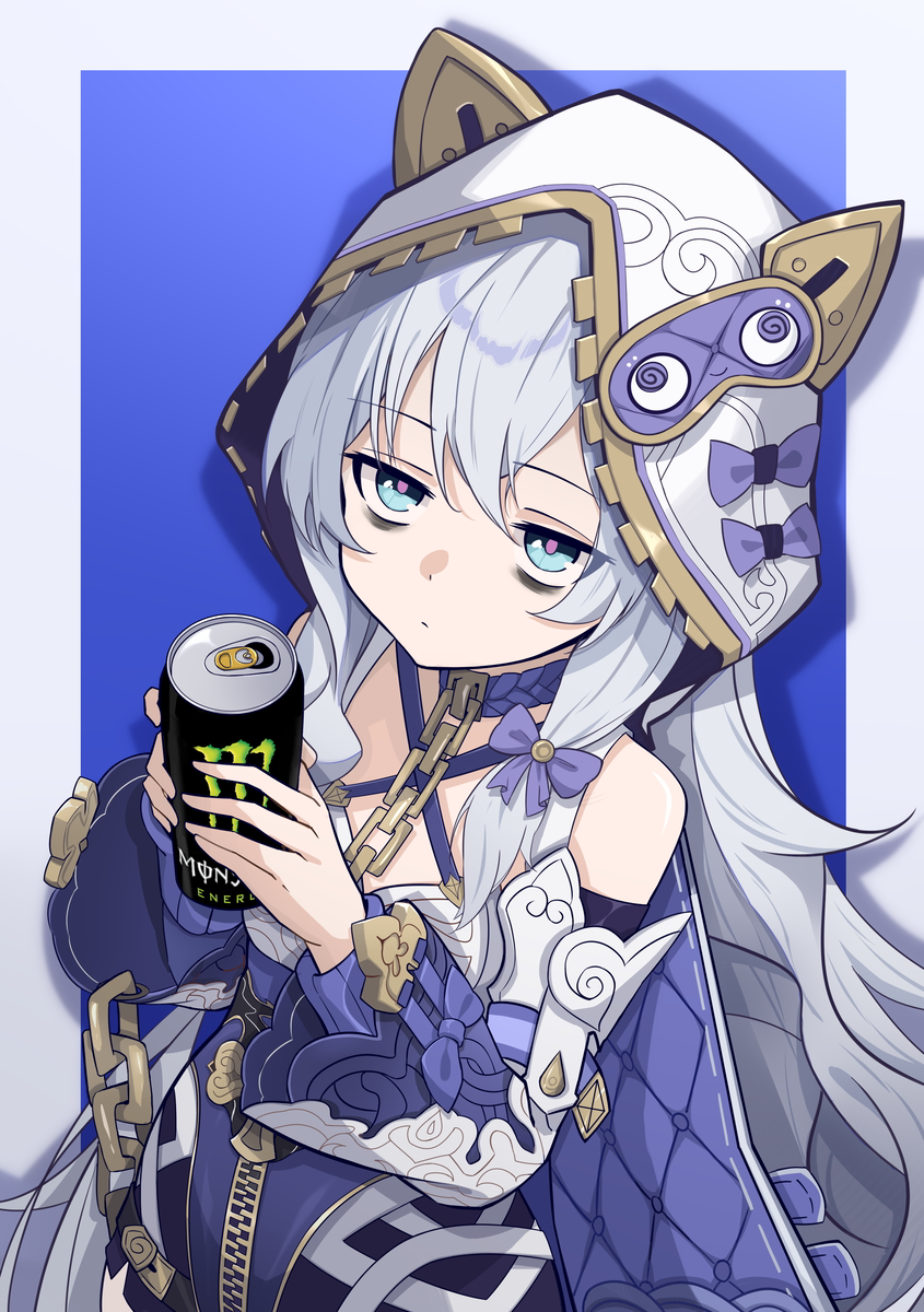 This is a pixiv picture whose title is 熬夜德丽莎-崩三.