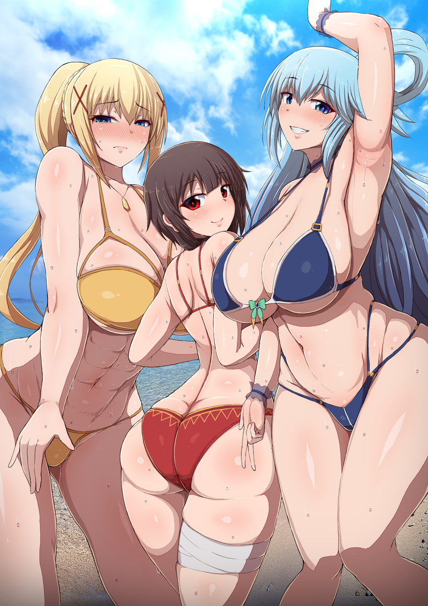 This is a pixiv picture whose title is 🏖️なつすばっ！.