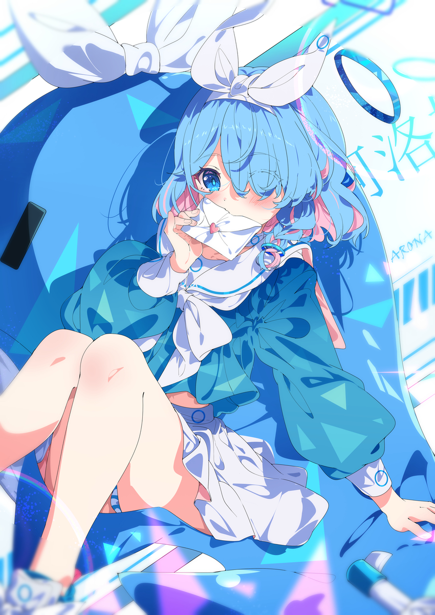 This is a pixiv picture whose title is 蓝色小孩~.