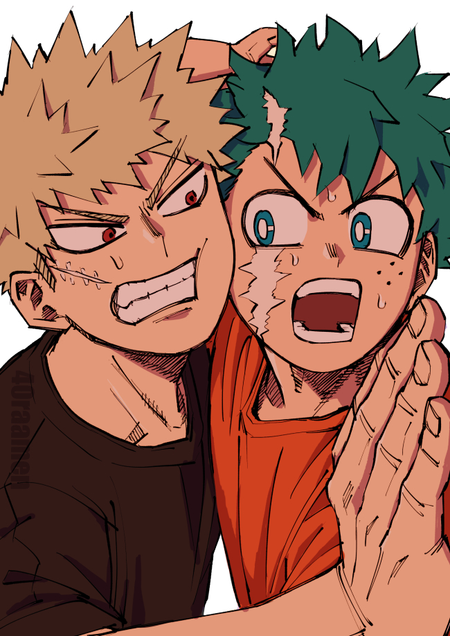 This is a pixiv picture whose title is BKDK※本誌ネタバレ注意③.