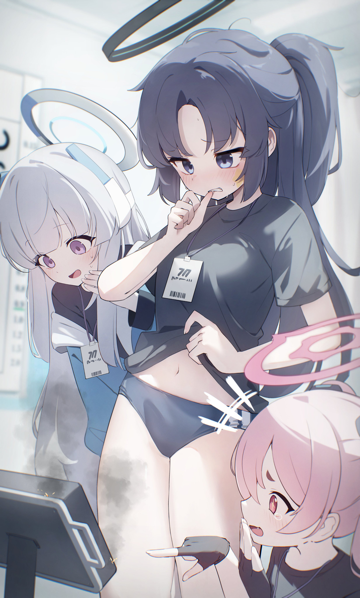 This is a pixiv picture whose title is 質量.