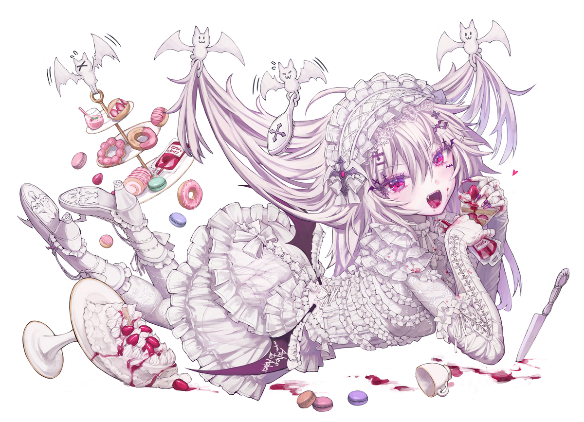 This is a pixiv picture whose title is いちご味.