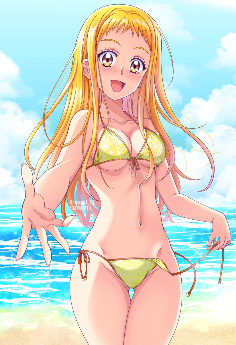 This is a pixiv picture whose title is 大人うらら水着.