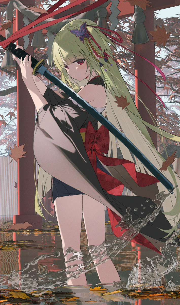 This is a pixiv picture whose title is ムラサメ.