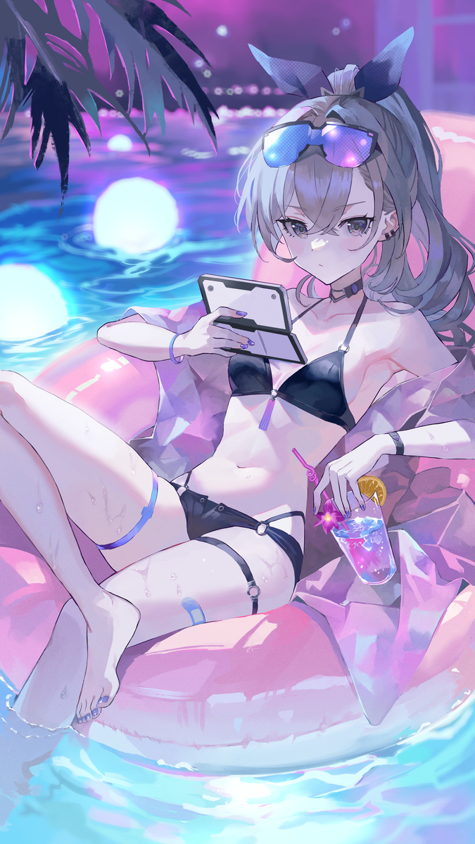This is a pixiv picture whose title is 銀狼.