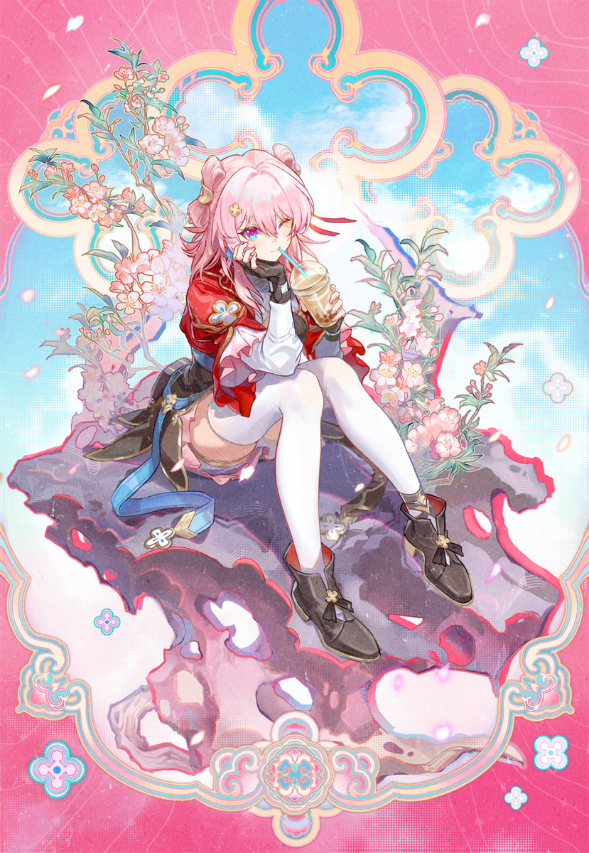 This is a pixiv picture whose title is 饮茶先啦！.