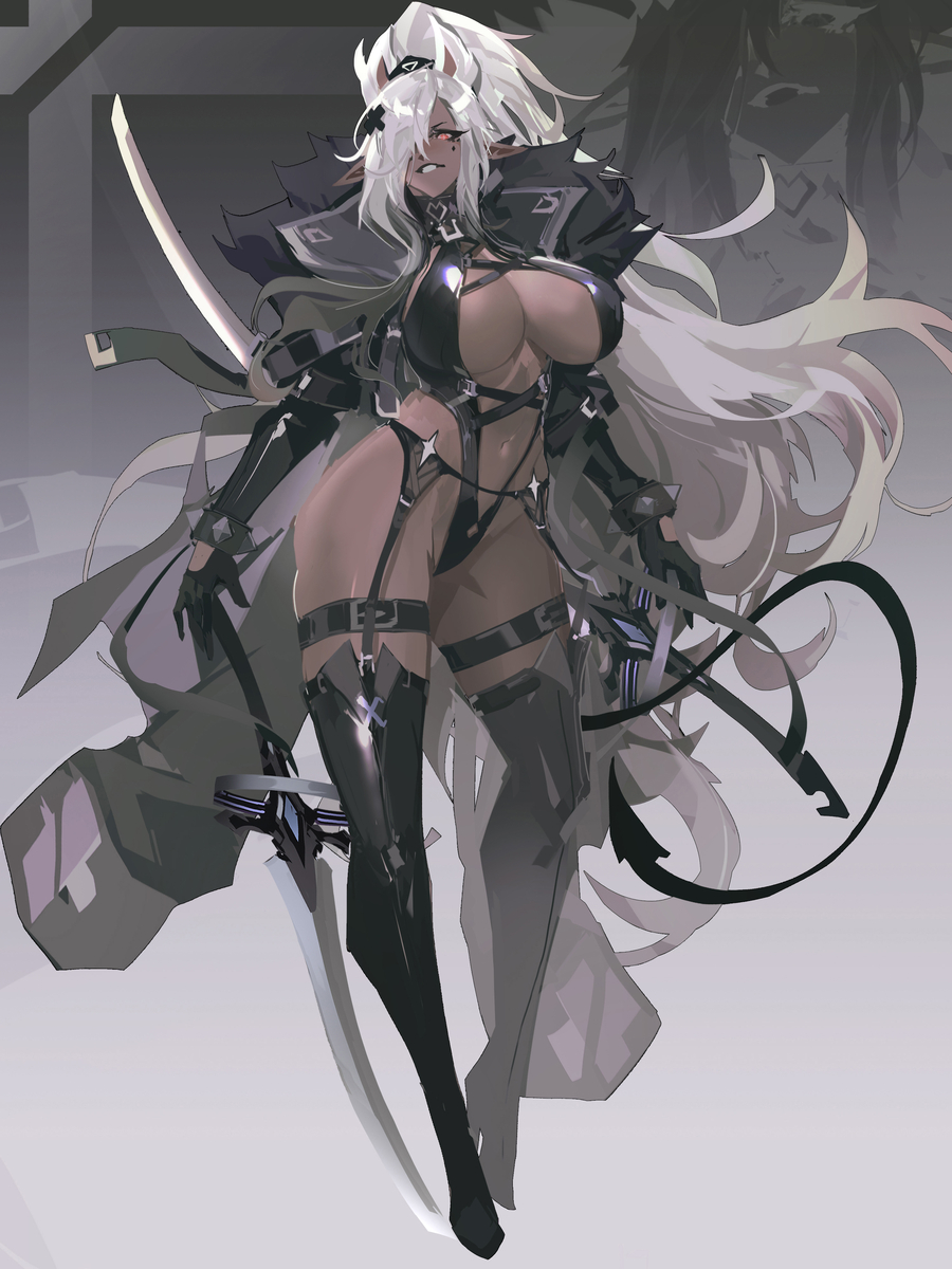 This is a pixiv picture whose title is BLACK.