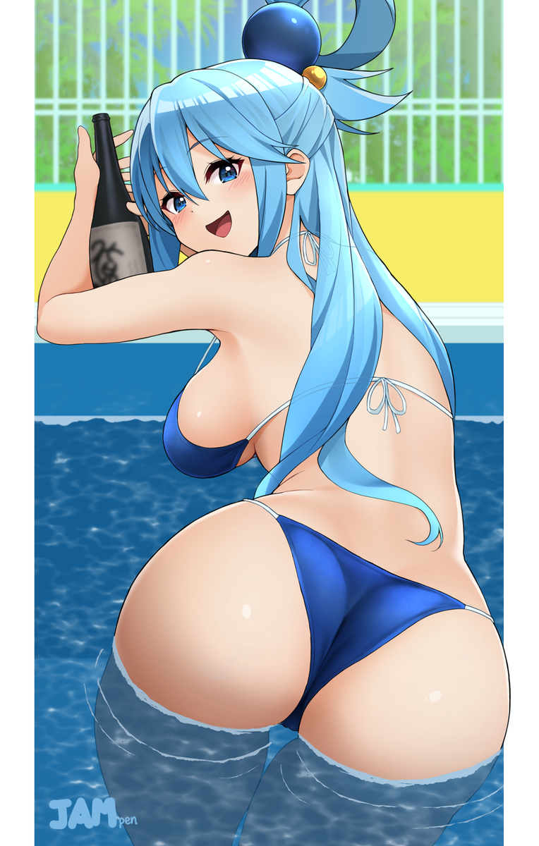 This is a pixiv picture whose title is 夏だ！プールだ！シュワシュワは没収だ！.