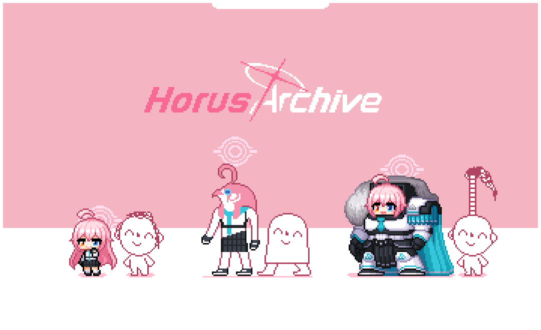 This is a pixiv picture whose title is HORUS.
