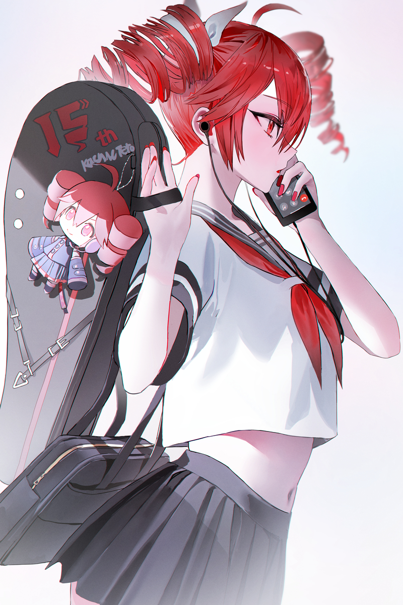 This is a pixiv picture whose title is 重音テト.