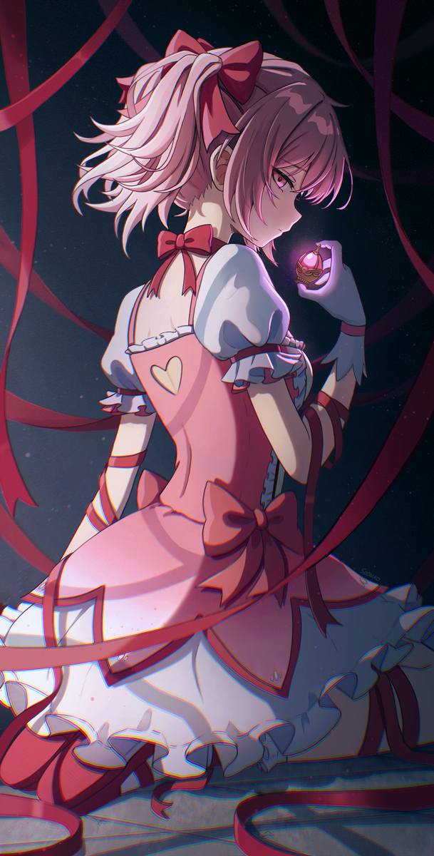 This is a pixiv picture whose title is Madoka.