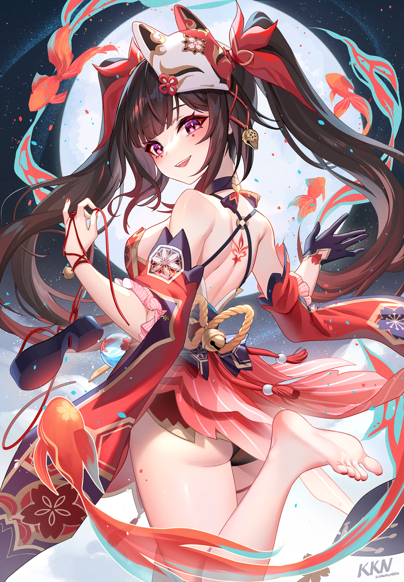 This is a pixiv picture whose title is 花火.