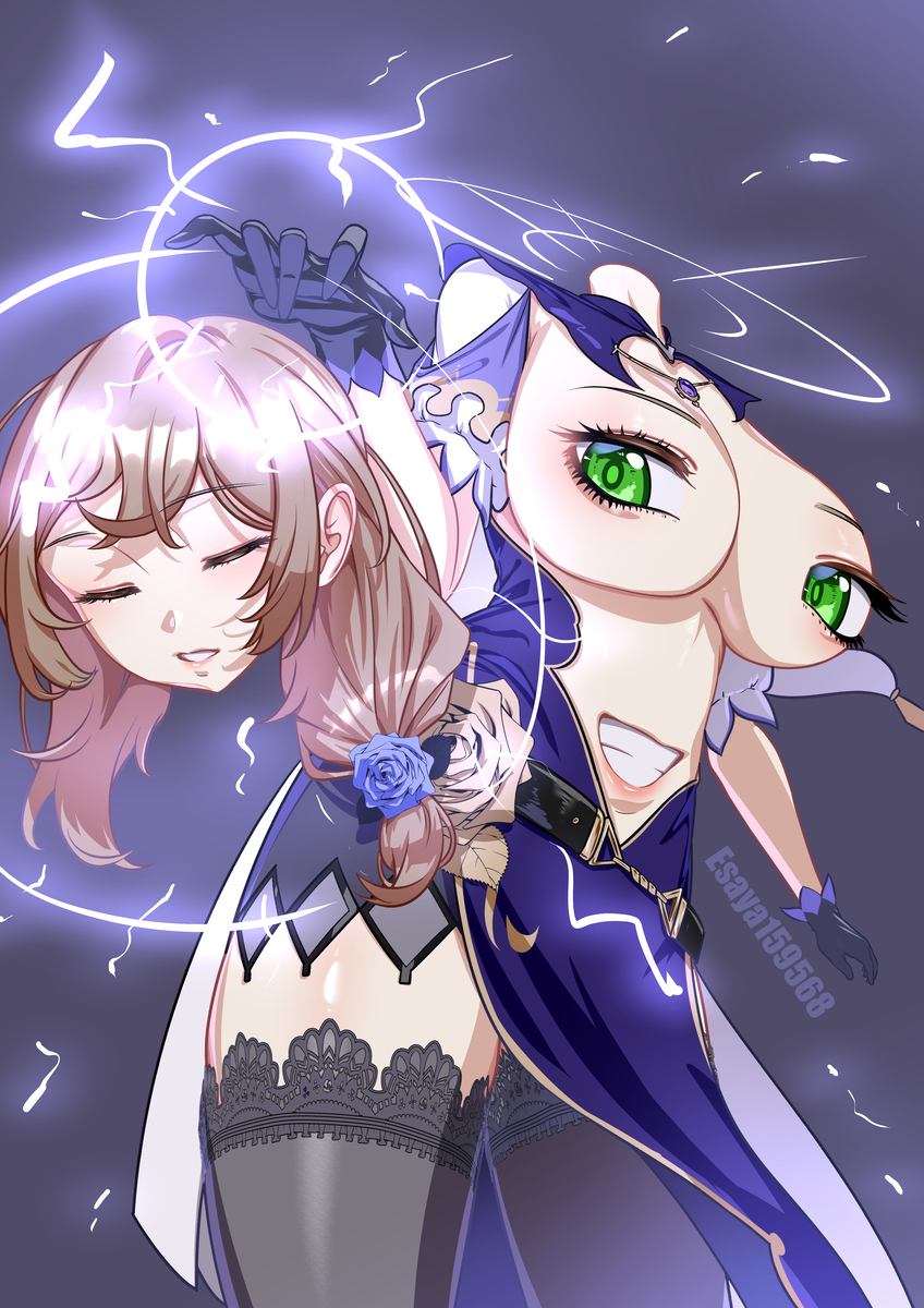 This is a pixiv picture whose title is Comm - Xingtian Lisa.