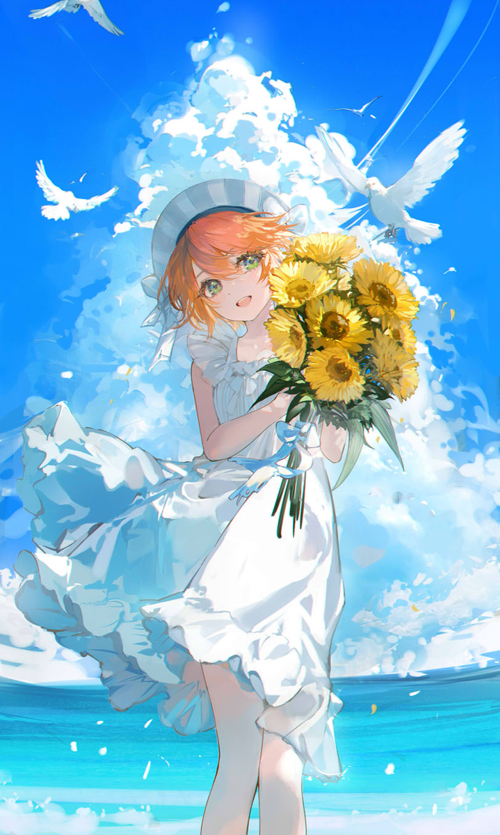 This is a pixiv picture whose title is 晴れ.
