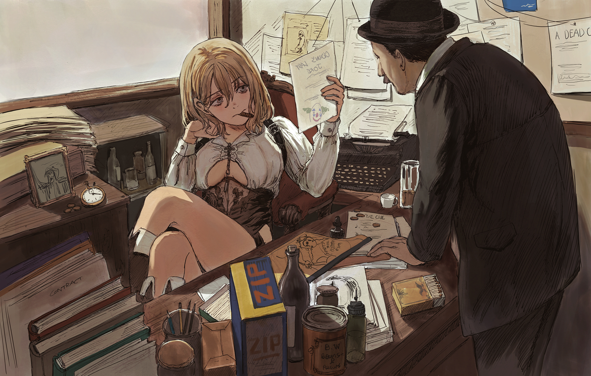 This is a pixiv picture whose title is 📃.
