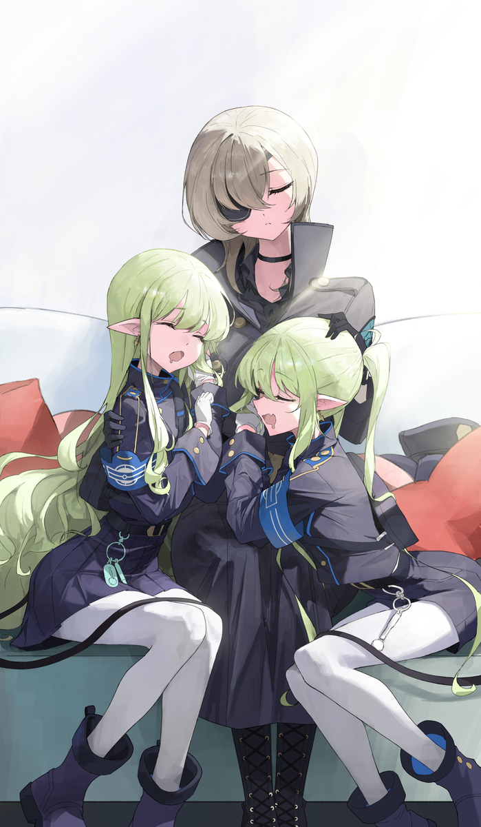 This is a pixiv picture whose title is 鉄道学園.