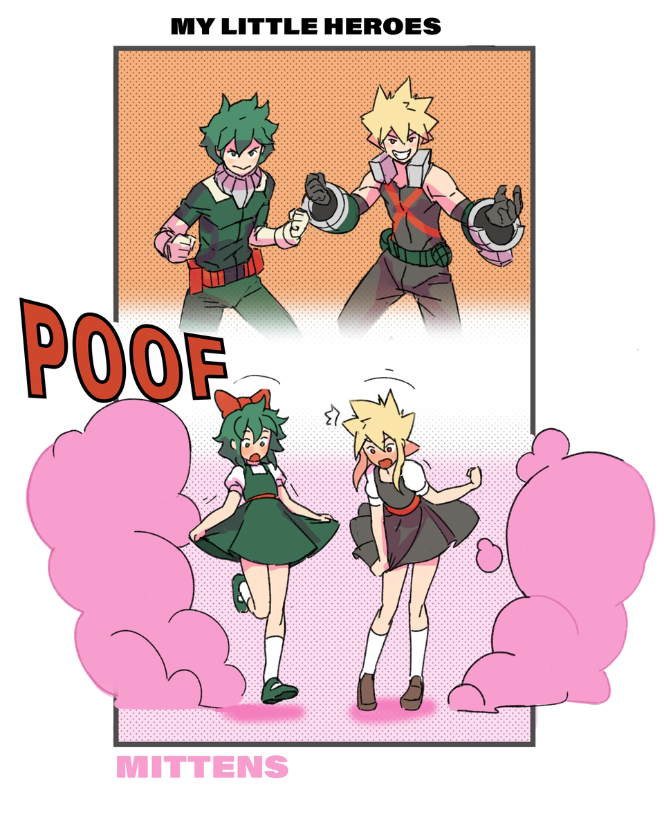This is a pixiv picture whose title is My Little Heroes! (TGAR).
