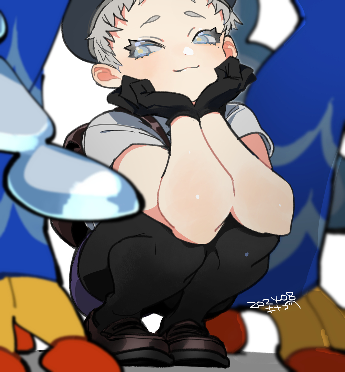 This is a pixiv picture whose title is ポケモンバイオレット.