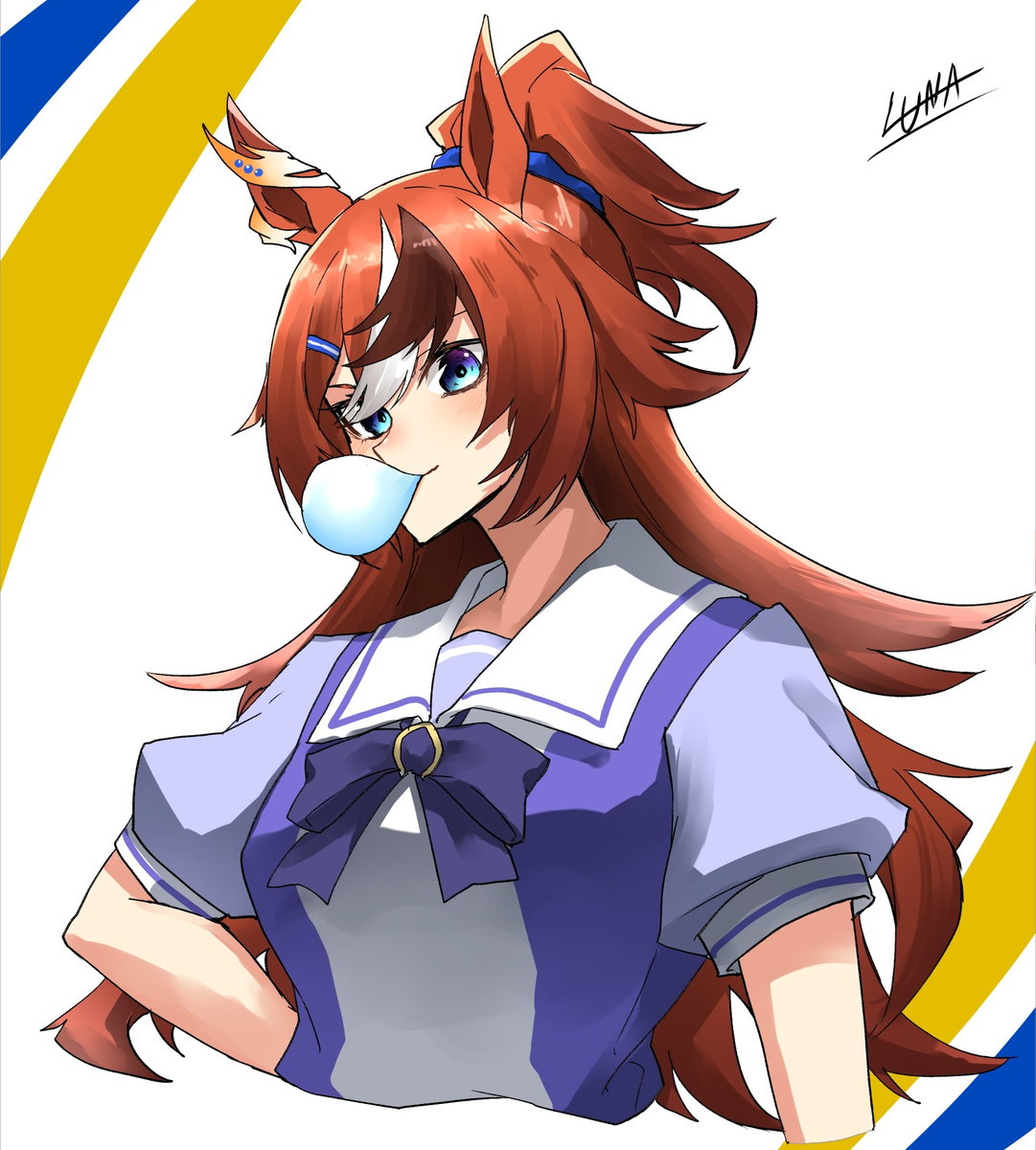 This is a pixiv picture whose title is バブルガムフェロー.