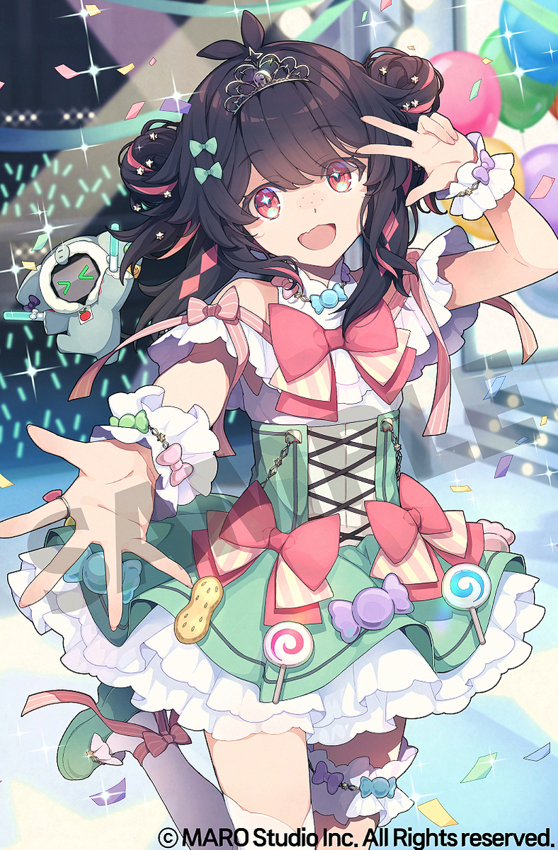 This is a pixiv picture whose title is Miviちゃんお誕生日グッズイラスト.