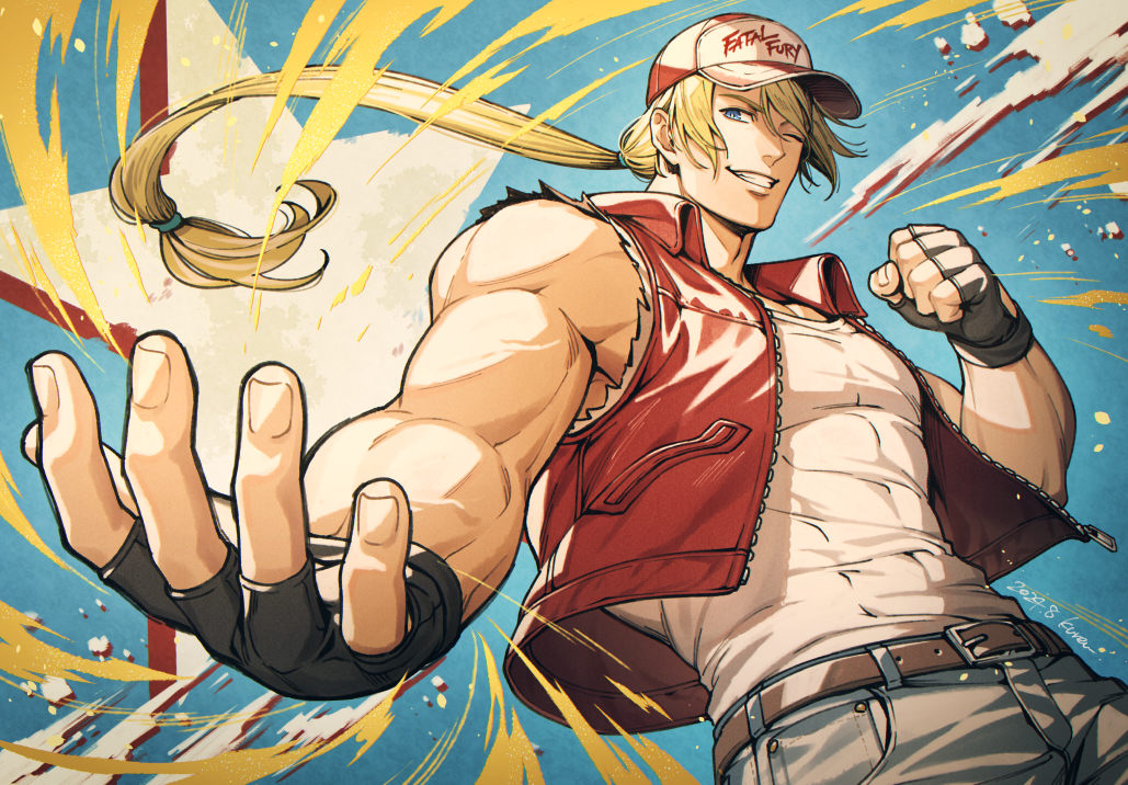 This is a pixiv picture whose title is SF6　テリー.