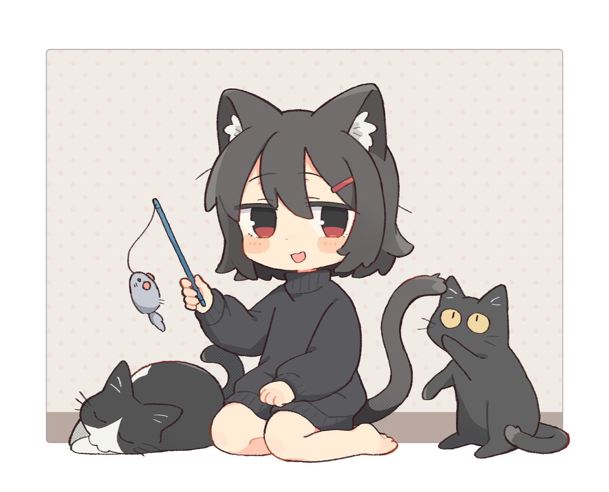 This is a pixiv picture whose title is じゃれ.