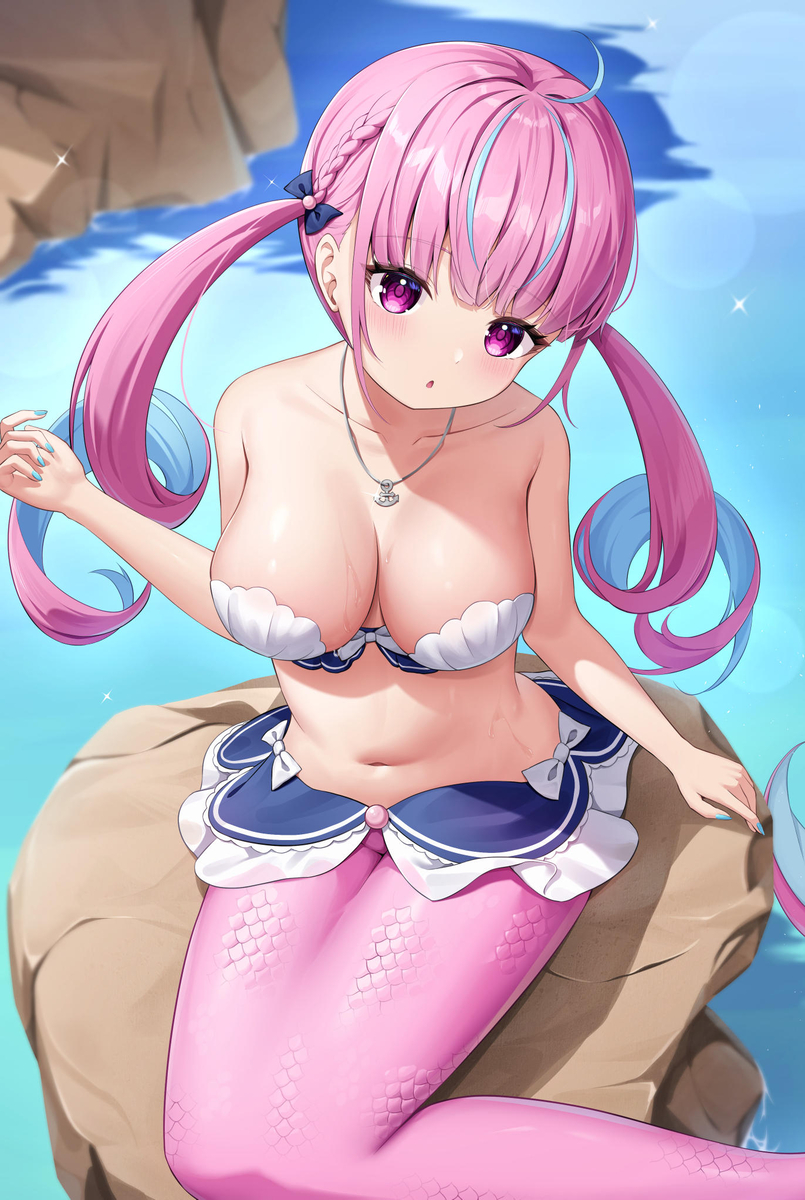 This is a pixiv picture whose title is マーメイド.