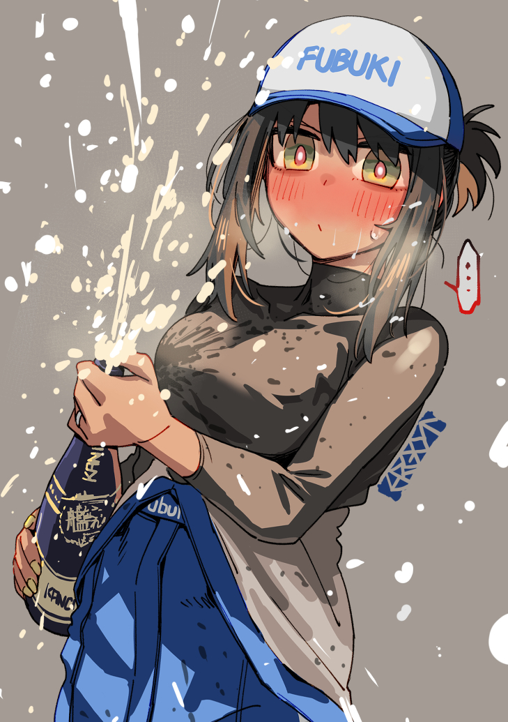 This is a pixiv picture whose title is うち鎮全体公認シャンパンを開けるのが最も上手い艦娘.
