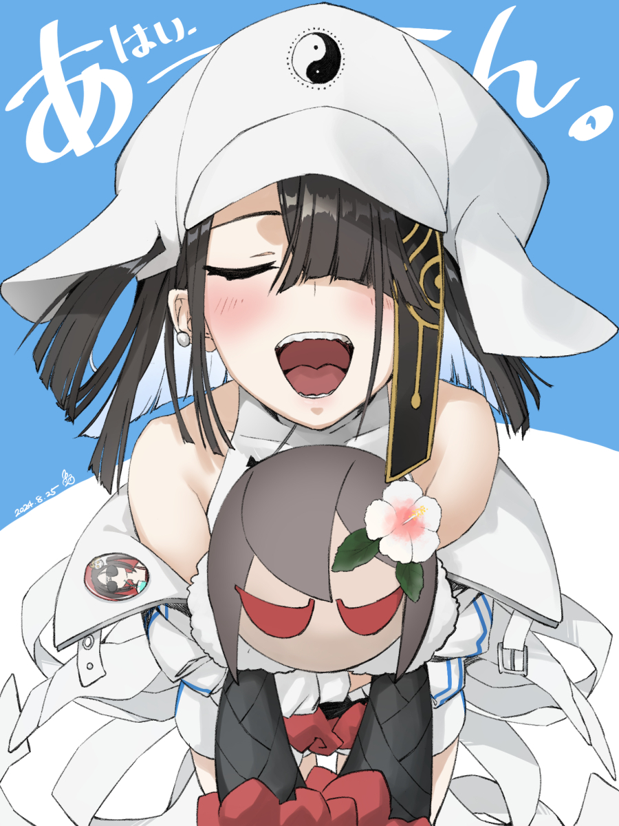 This is a pixiv picture whose title is 距離感どうなってんの.