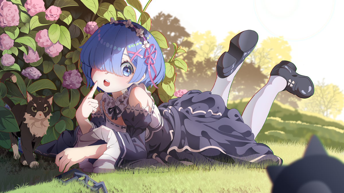 This is a pixiv picture whose title is 蕾姆.