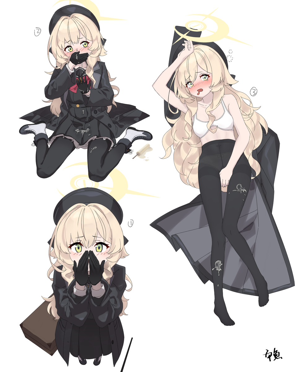 This is a pixiv picture whose title is 「ニヤニヤ教授」.