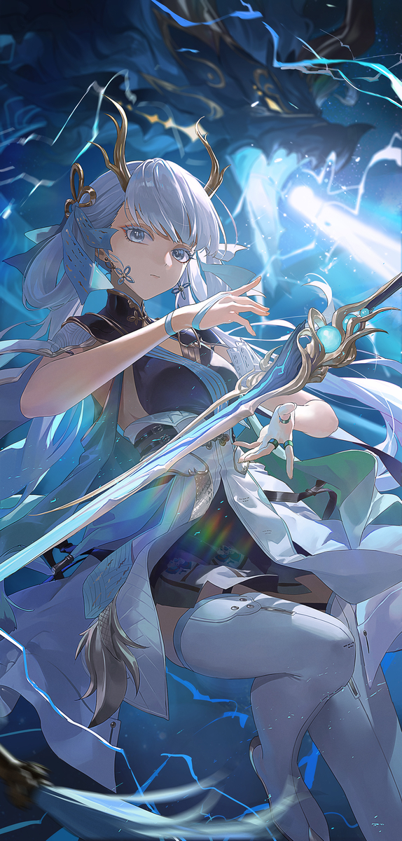 This is a pixiv picture whose title is 今夕.
