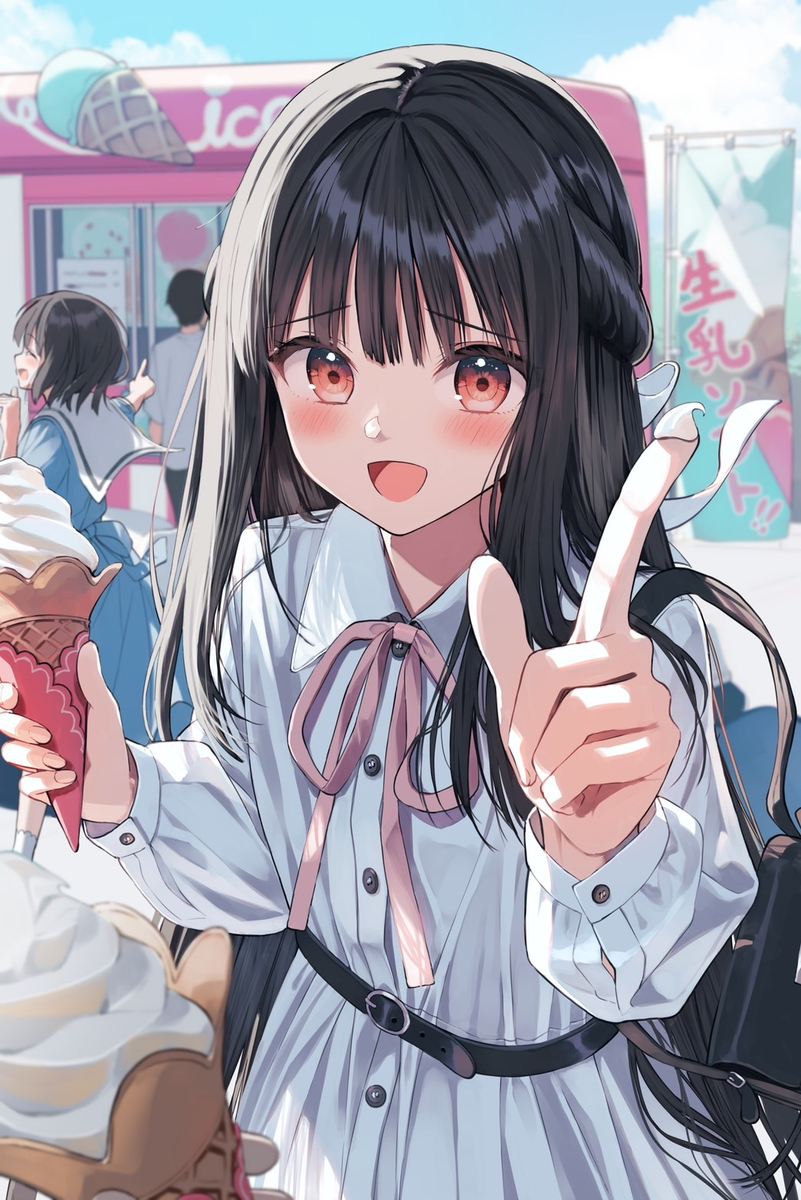 This is a pixiv picture whose title is ブーメラン.