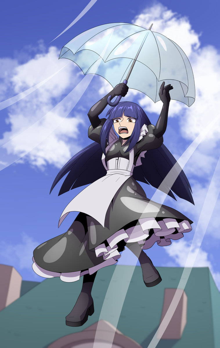 This is a pixiv picture whose title is Airborn Maid.