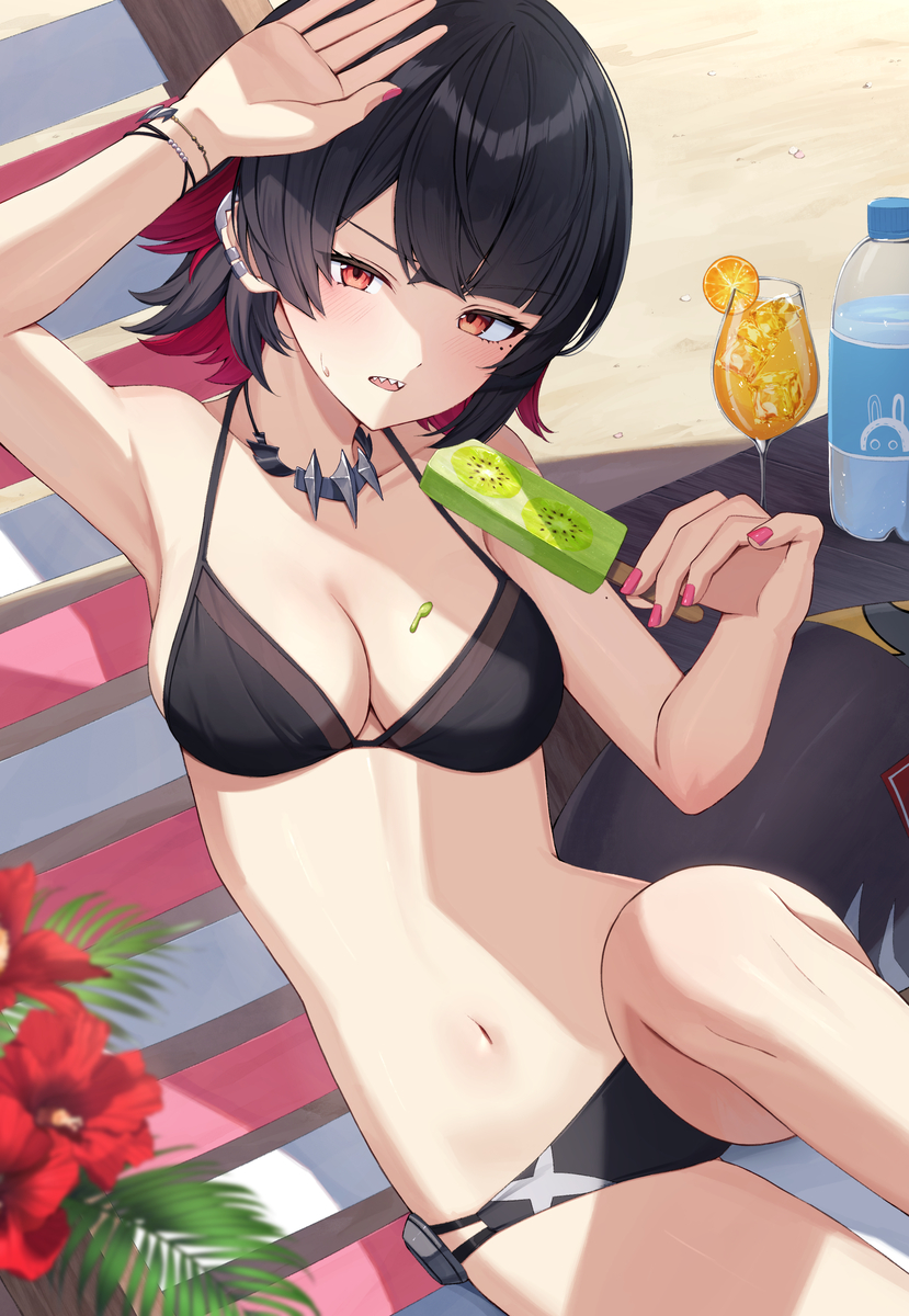 This is a pixiv picture whose title is 水着エレン.