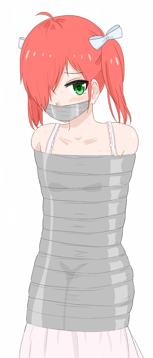 This is a pixiv picture whose title is Tape Mummified.