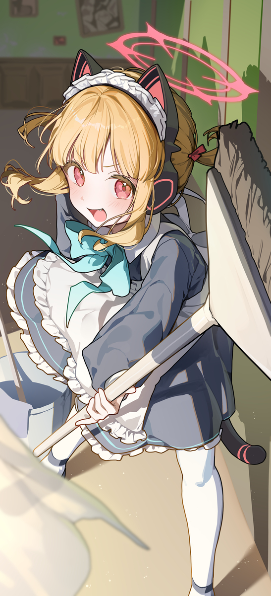 This is a pixiv picture whose title is 9日目 メイドモモイ.