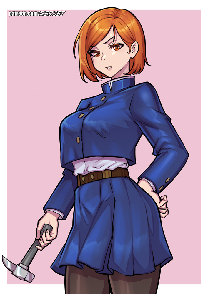 This is a pixiv picture whose title is 釘崎野薔薇 (01).