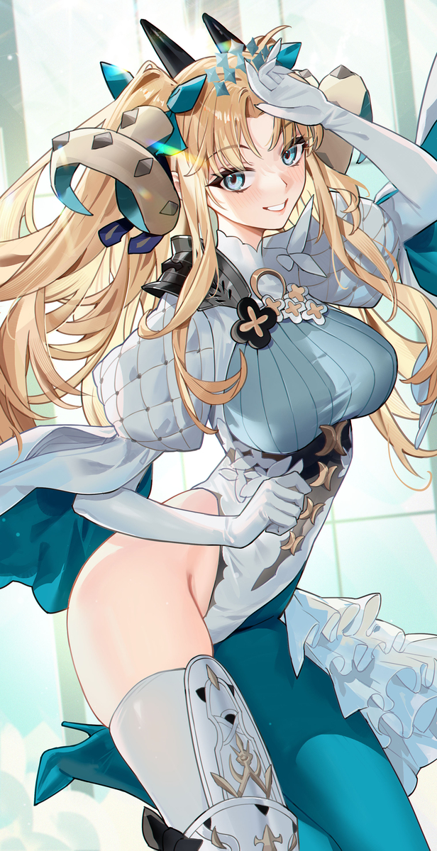 This is a pixiv picture whose title is 水着エレシュキガル.